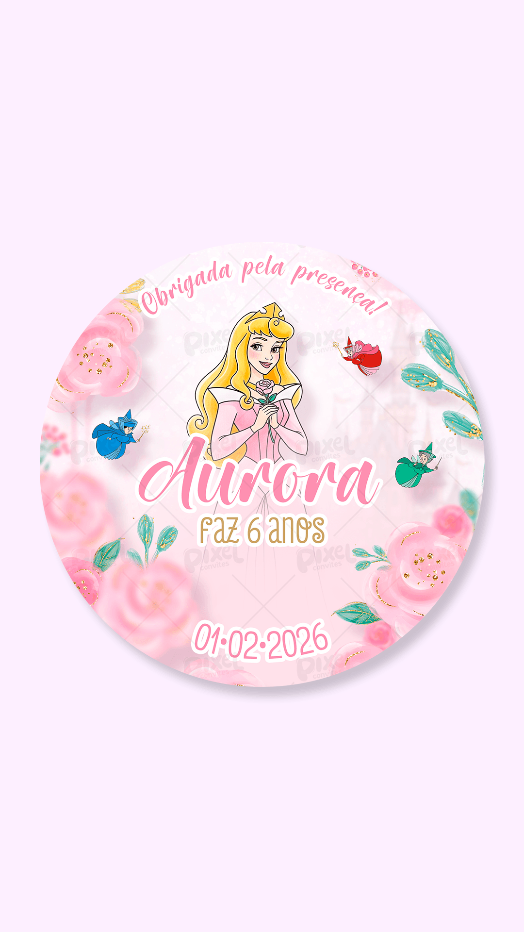 Tag Redonda Aurora O Conto Da Bela Adormecida