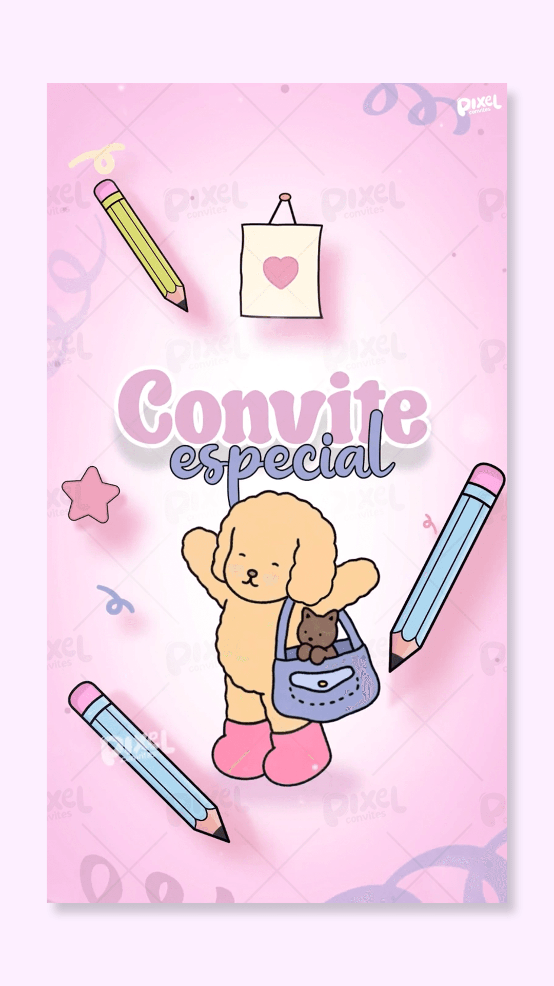 Convite Animado Bobbie Goods