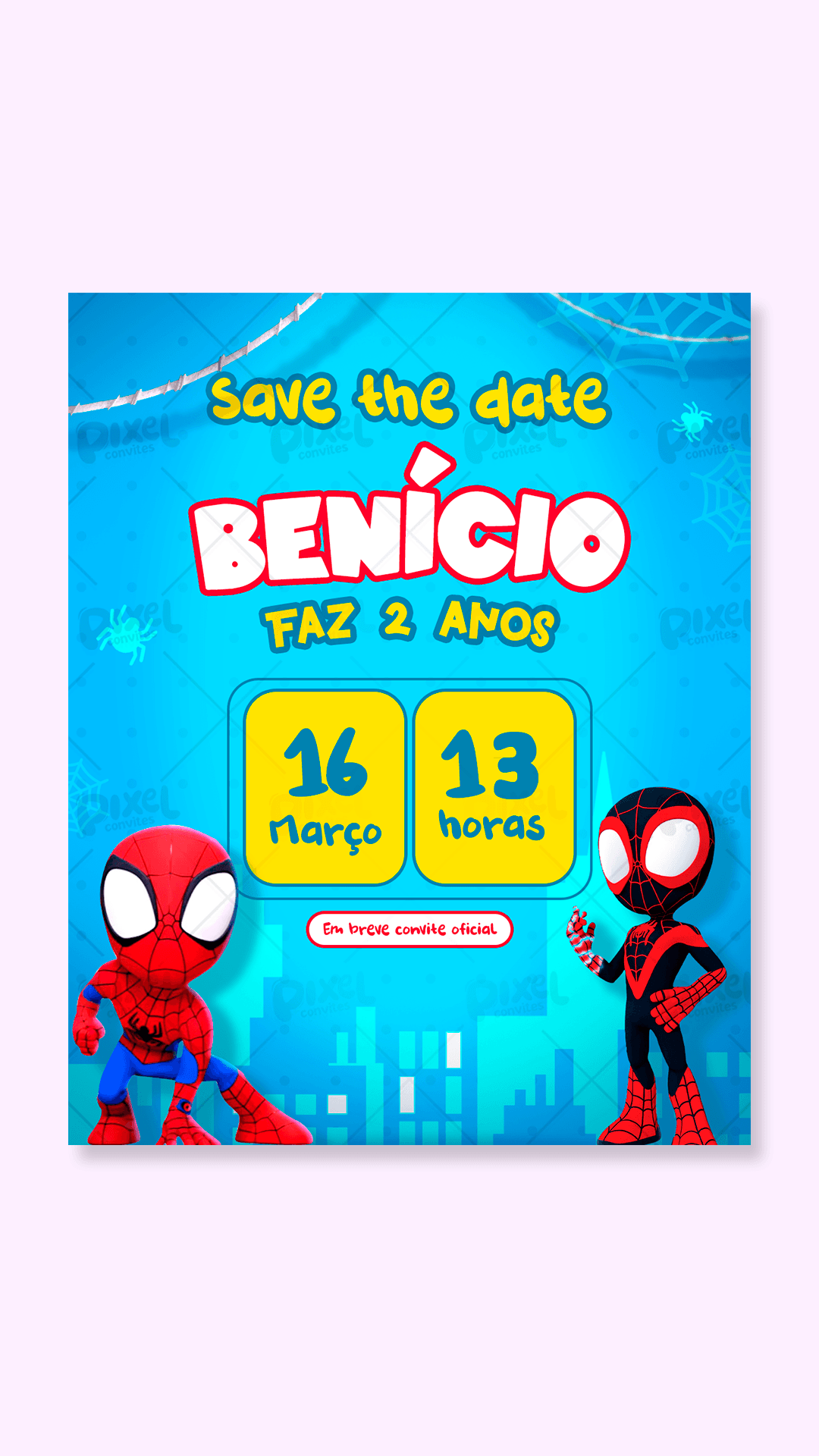 Save The Date O Espetacular Homem-Aranha Baby