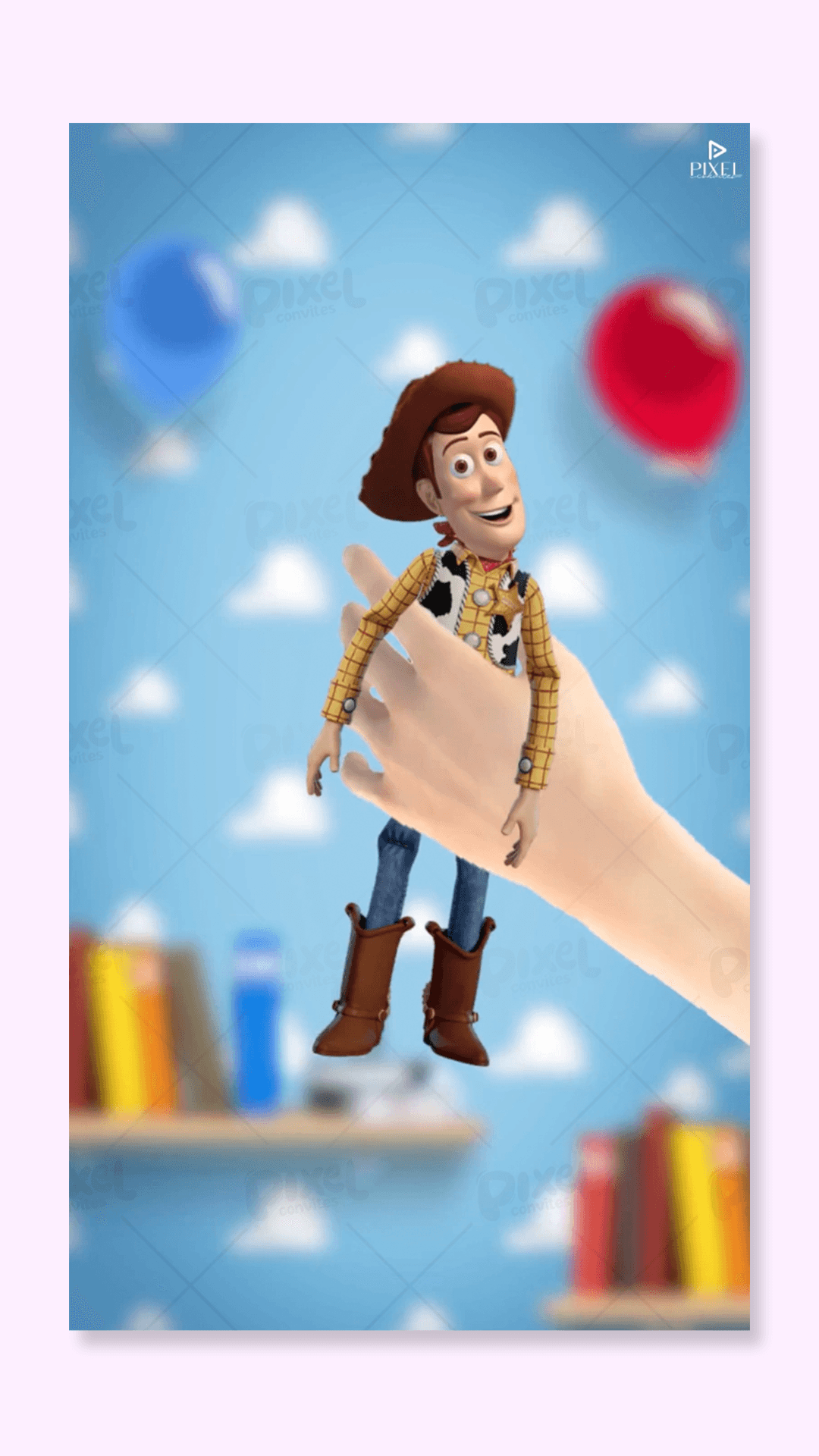 Convite Animado Toy Story Aventura No Quarto Do Andy