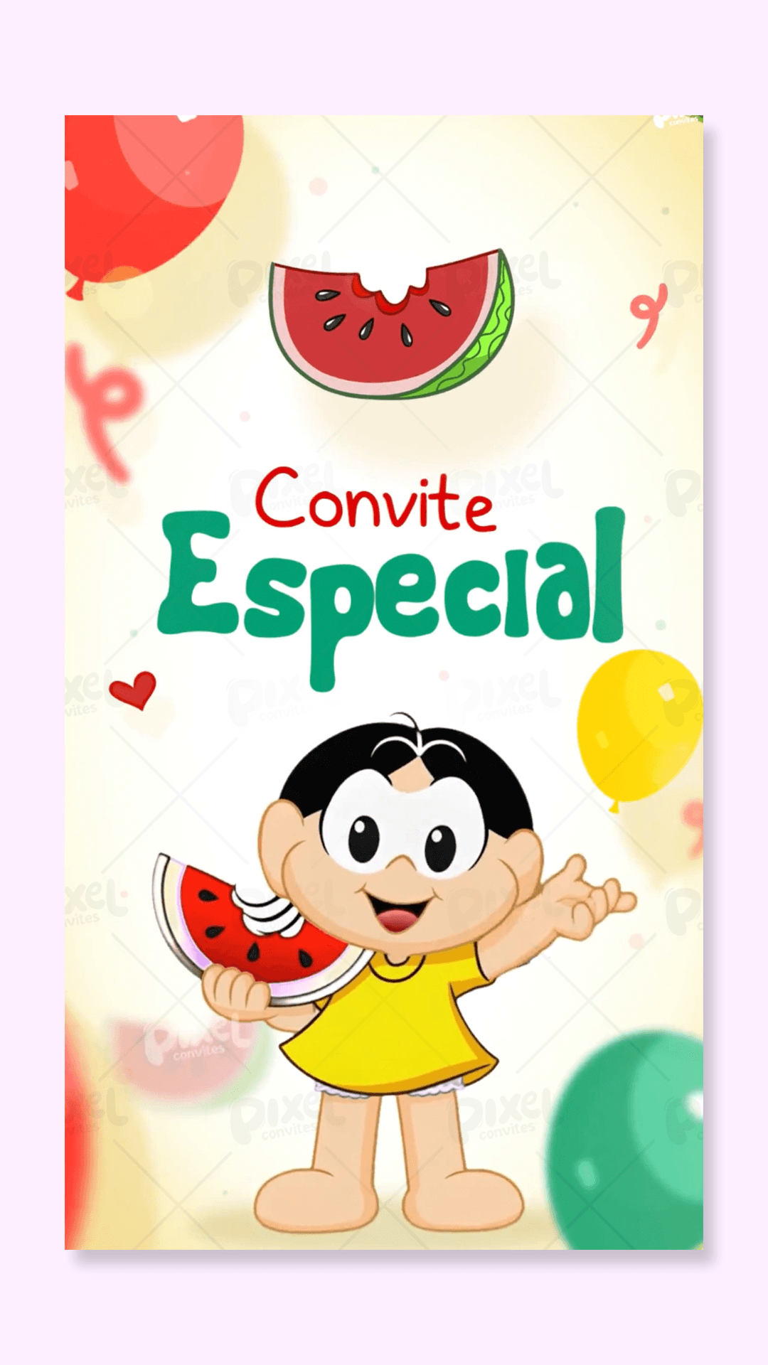 Convite Animado Festa Da Magali