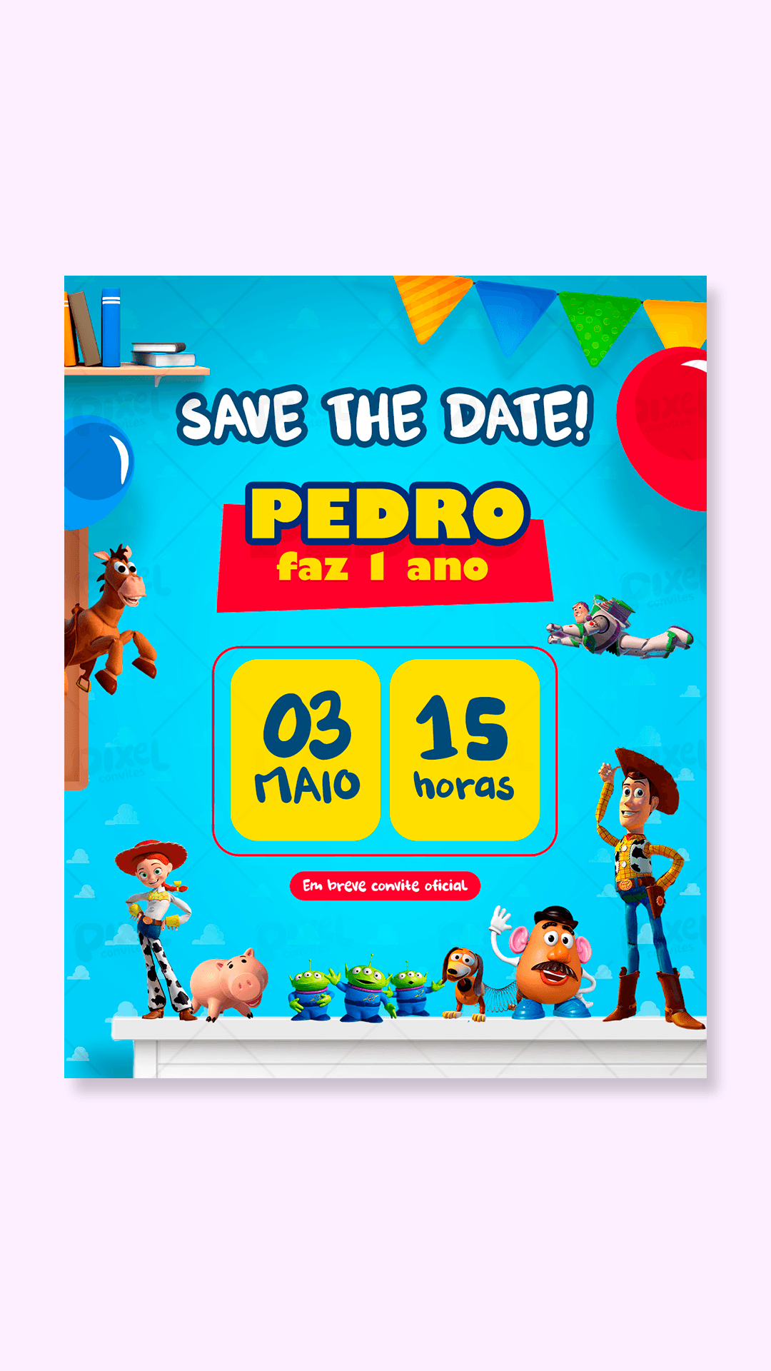 Save The Date Toy Story Aventura No Quarto Do Andy