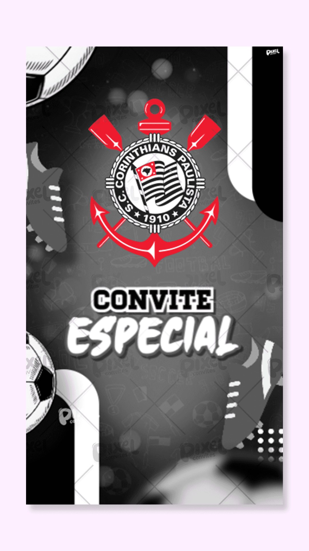 Convite Animado Corinthians Um Bando Loucos