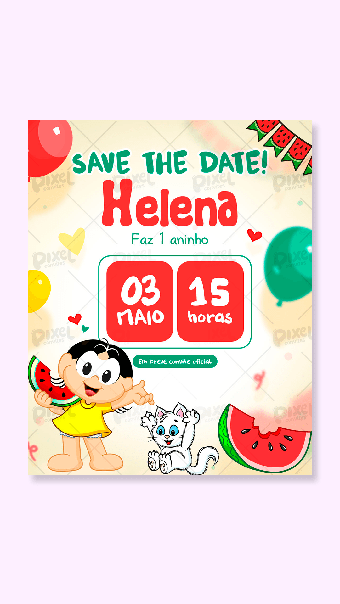 Save The Date Festa Da Magali