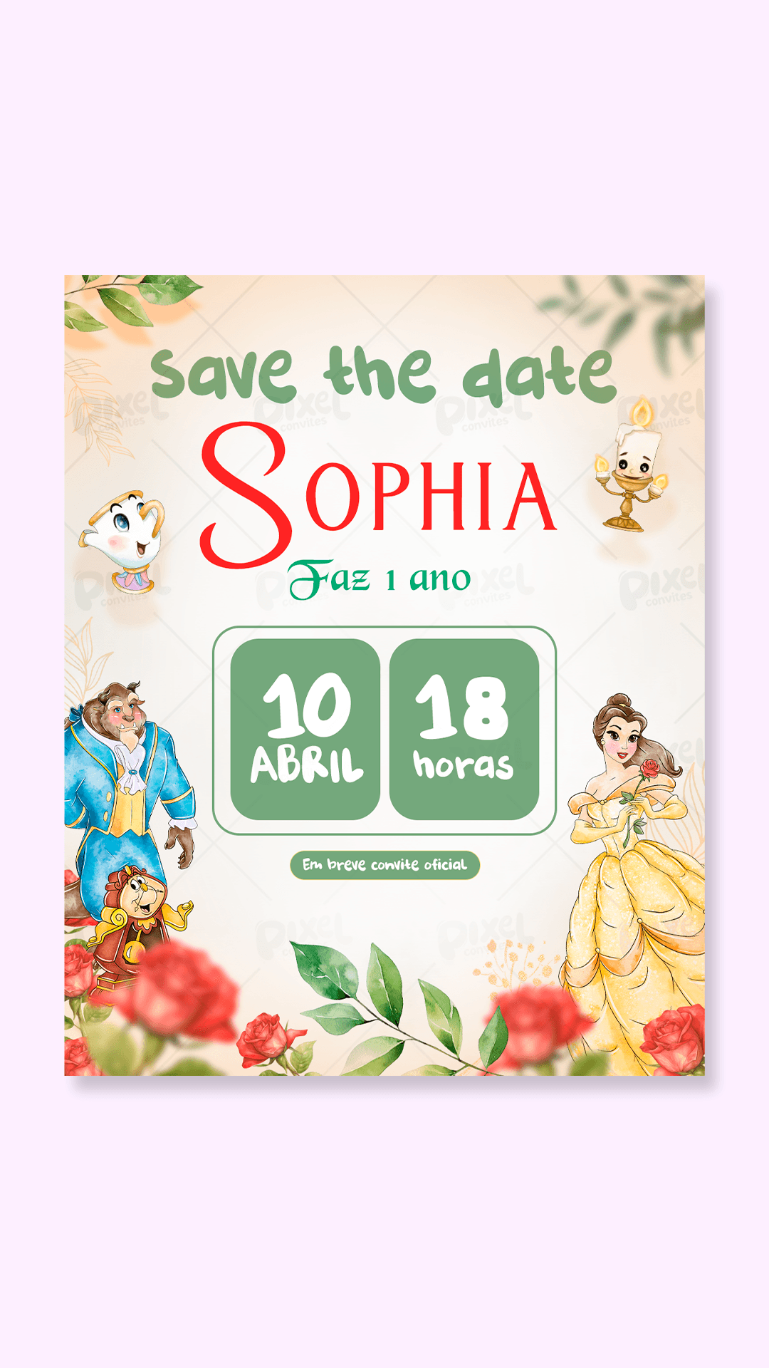 Save The Date O Reino Da Bela E A Fera
