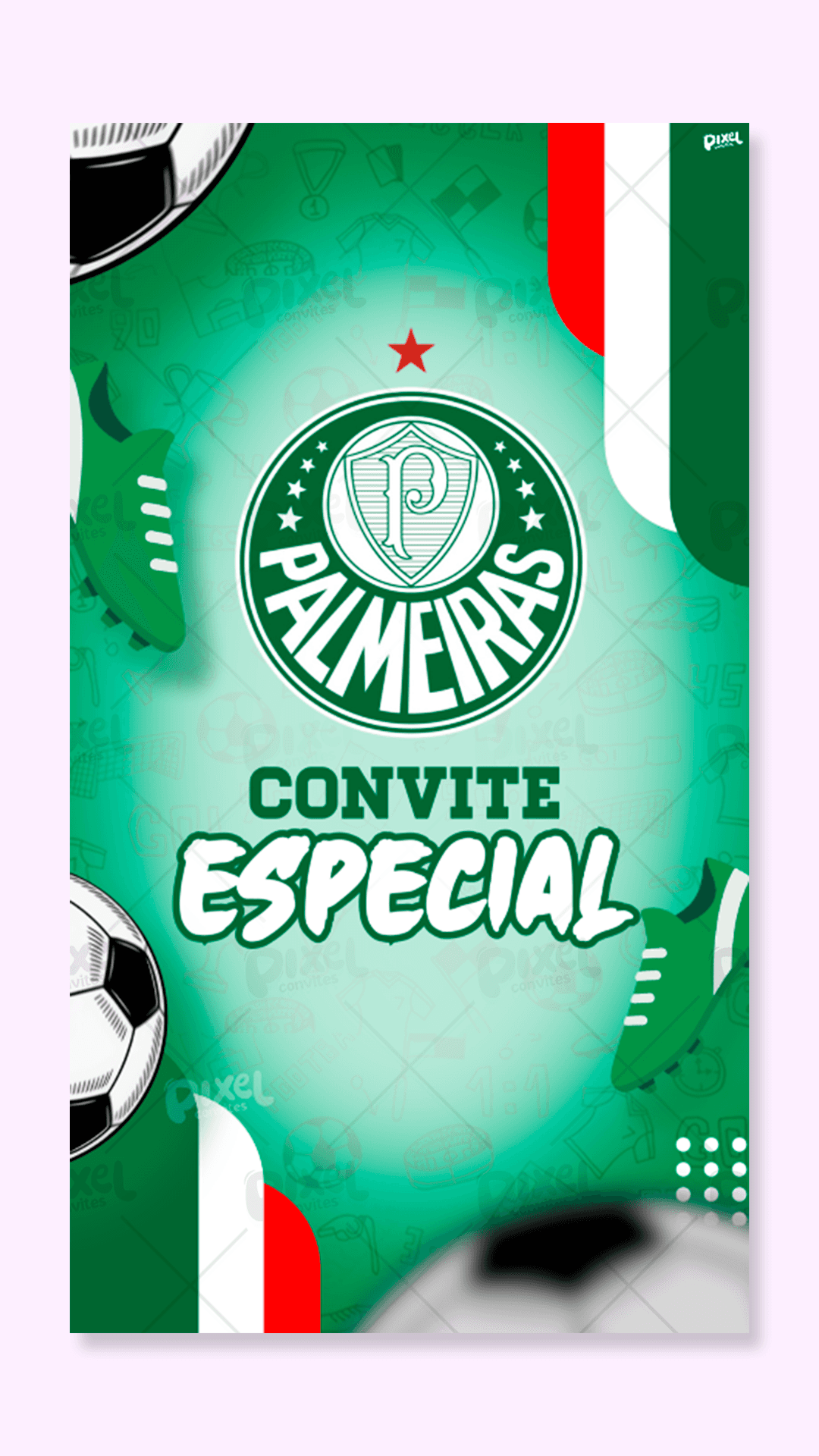 Convite Animado Palmeiras O Alviverde Imponente