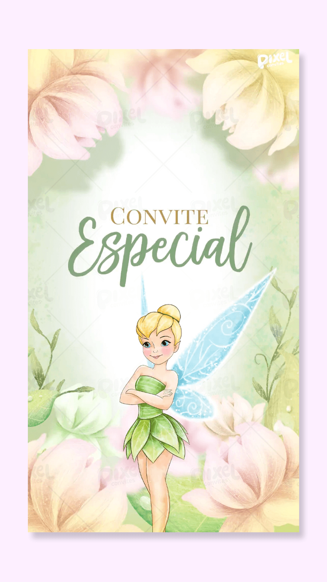 Convite Animado Mundo Da Sininho